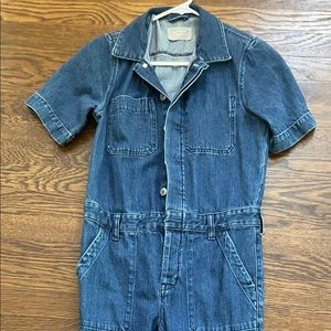 Everlane Womens Denim Jumpsuit